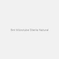 5ml Microtube Sterile Natural